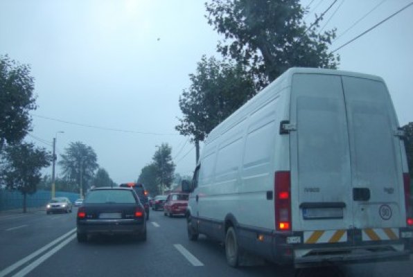 Trafic îngreunat pe I.C. Brătianu, din cauza unor lucrări
